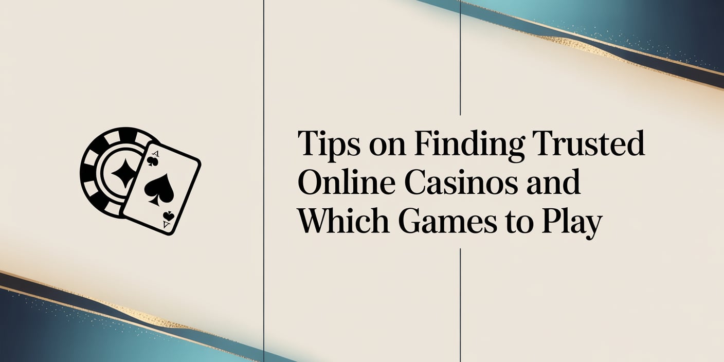 Tips On Finding Trusted Online Casinos and Which Games To Play